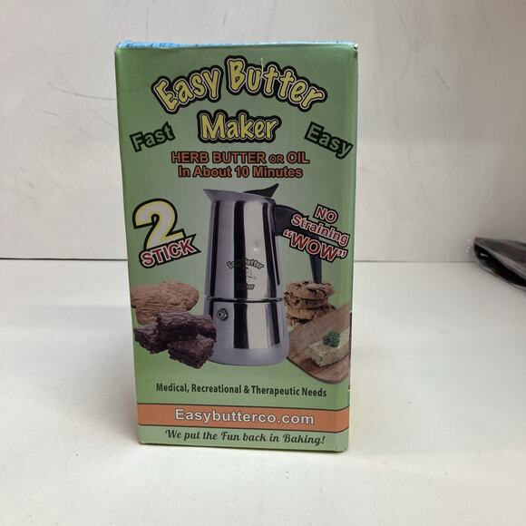 1x Box Easy Butter Co Butter & Oil Maker 1 Stick | No Straining | Fast Shipping - Picture 1 of 6
